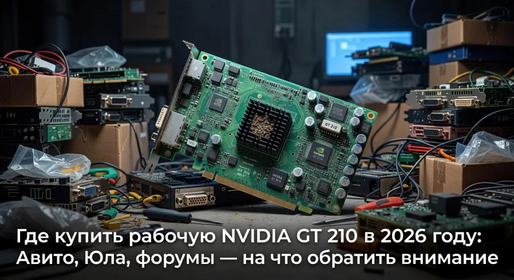 Где купить рабочую NVIDIA GT 210 в 2026 году: Авито, Юла, форумы — на что обратить внимание