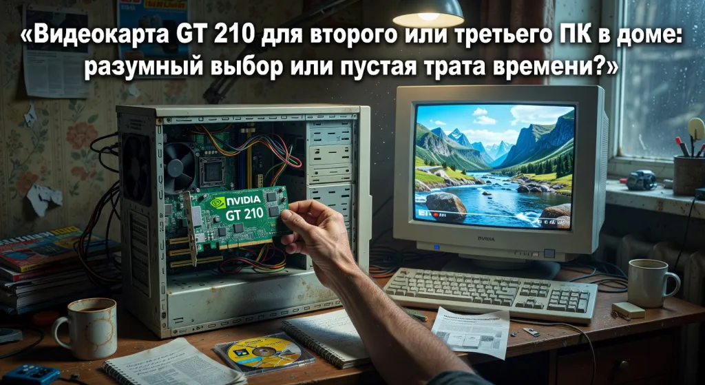 Видеокарта GT 210 для второго или третьего ПК в доме: разумный выбор или пустая трата времени